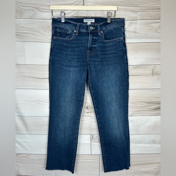 Lucky Brand Denim - Lucky Brand Mid Rise Straight Cropped Jeans. Size 8